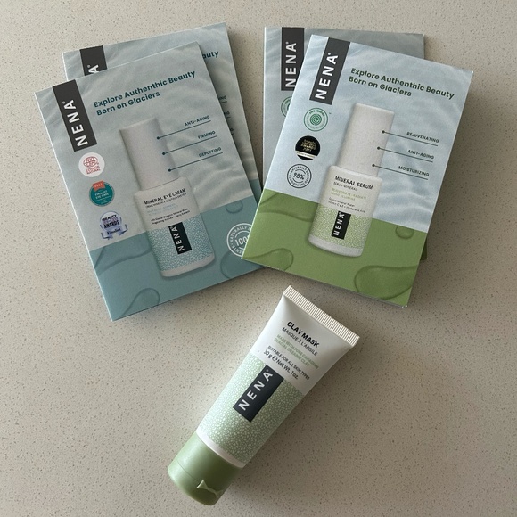 NENA Glacial Oceanic Clay Mask with Skincare Samples - Picture 2 of 16